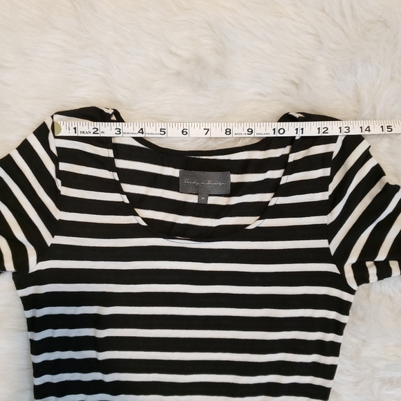 Sunday in Brooklyn Black and White Striped Dress - Picture 11 of 14